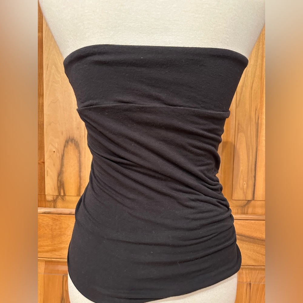 Bella Luxx Los Angeles, Versatile Black Ruched Garment/Mini-Skirt/Tube Top EUC S - Picture 8 of 16